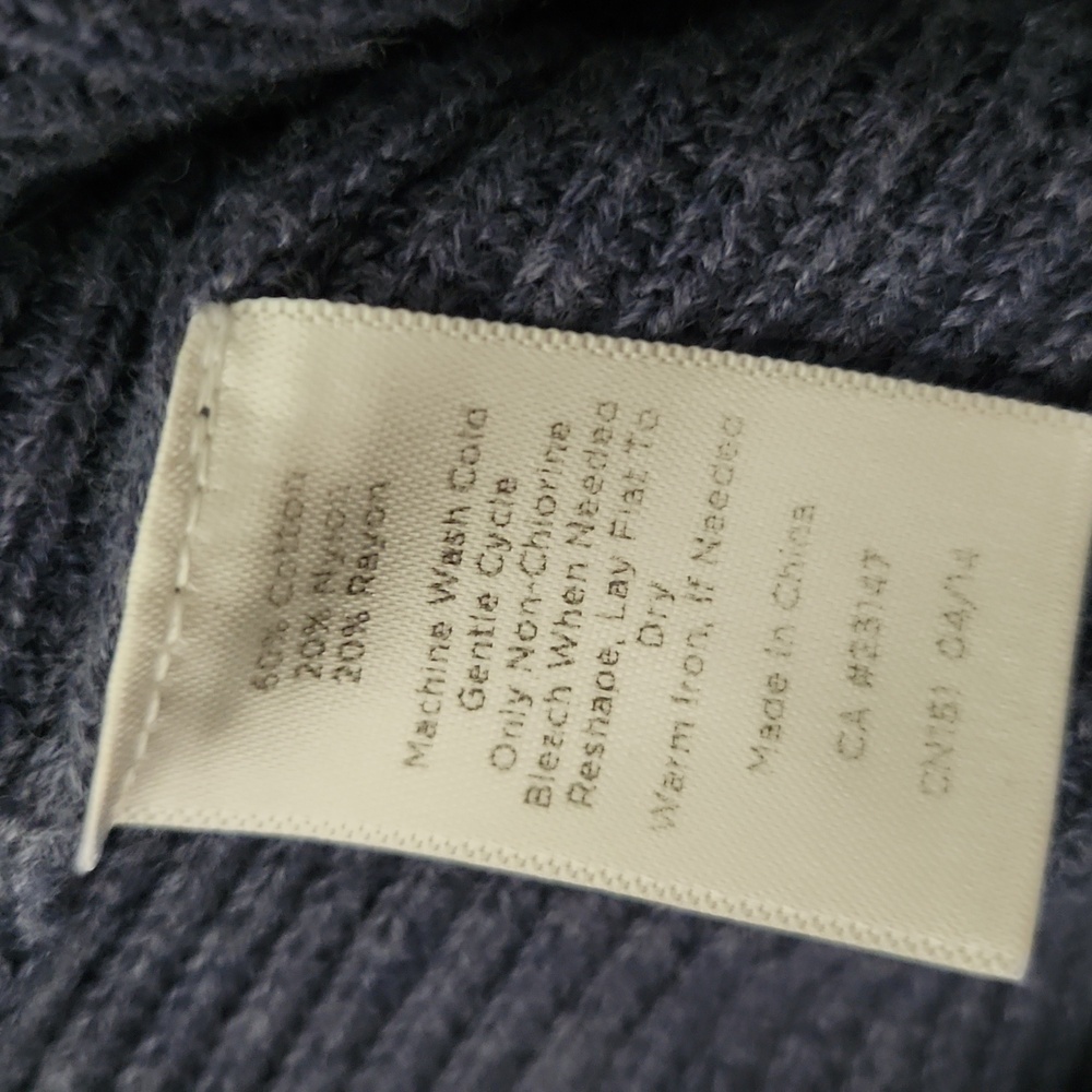 Talbots Comfy-Elbow Patch Pullover Ribbed Long Sl… - image 7